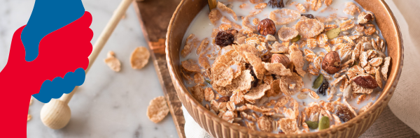 Cereales en el desayuno es la que va