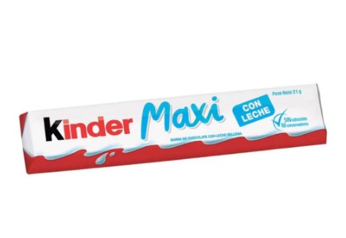 BARRA DE CHOCOLATE KINDER MAXI X 21 G