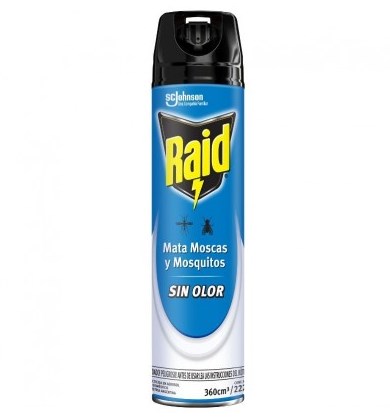 INSECTICIDA RAID M M S/OLOR X 360